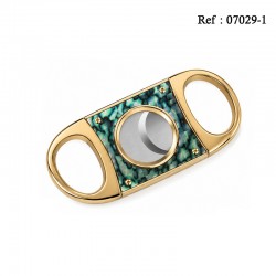 cigar cutter Gold/Wood