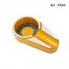 Cendrier cigare métal Jaune pour 1 cigare Ø 68mm