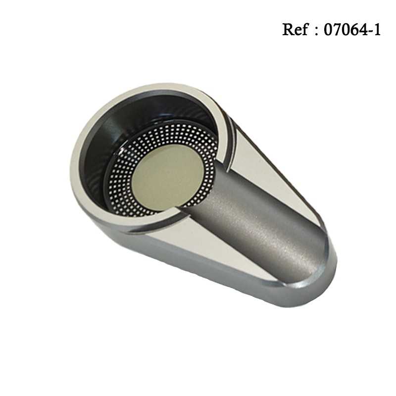 Cendrier cigare métal Gris pour 1 cigare Ø 68mm
