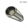 Cendrier cigare métal Gris pour 1 cigare Ø 68mm