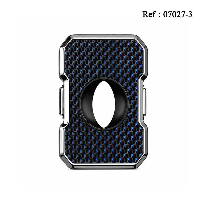 Cigar cutter Black & Blue Carbon, V cut