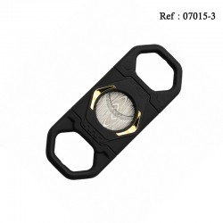 Coupe cigares ABS Noir avec repose cigare, 103 x 40mm