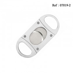 cigar cutter oval Silver 200 x 51 x 46 mm