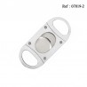 Coupe cigares oval Chromé 200 x 51 x 46 mm