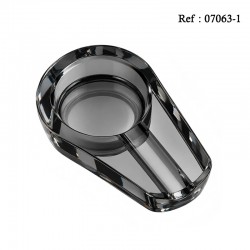 Cendrier cigare en verre Noir transparent pour 1 cigare