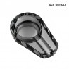 Cendrier cigare en verre Noir transparent pour 1 cigare