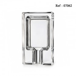 Cendrier cigare en verre transparent pour 1 cigare 120 x63x28mm