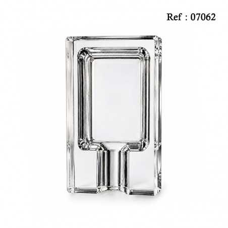 Cendrier cigare en verre transparent pour 1 cigare 120 x63x28mm