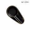 cigar ashtray ceramic black for 1 cigar