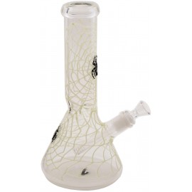 atomic glass ice bong 5.5 mm, 26 cm, spider glow in the dark